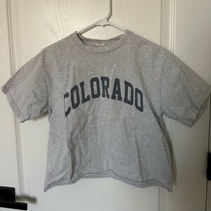 BRANDY MELVILLE / JOHN GALT Colorado Cropped Tee